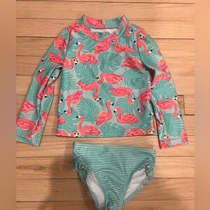 Carter’s Flamingo Print Kids Swim Set